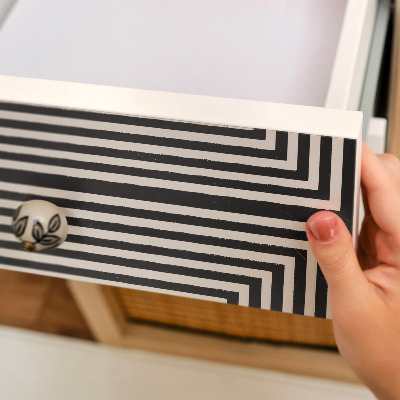 Nábytková fólia s motívom ilúzie štvorcov