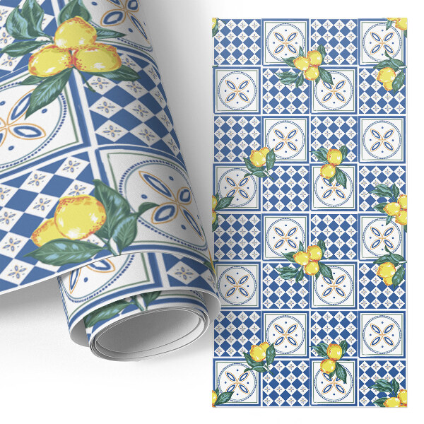 Samolepiaca tapeta na nábytok s motívom citrónov