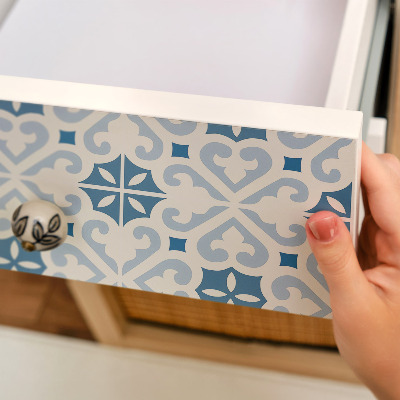 Lepiaca tapeta na nábytok s motívom dekoratívnych dlaždíc