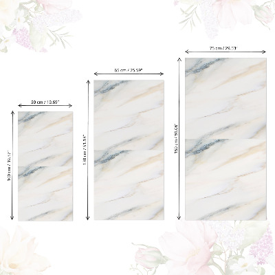 Tapeta na nábytok v odtieni svetlého mramoru