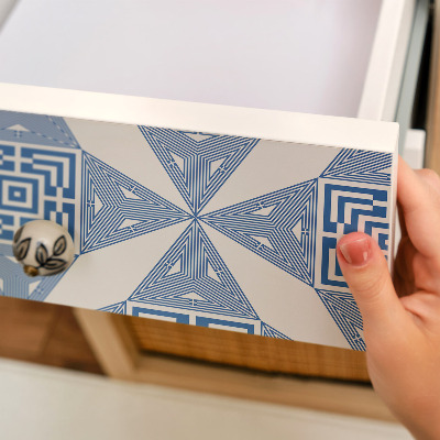 Fólia na nábytok s motívom gréckej mozaiky