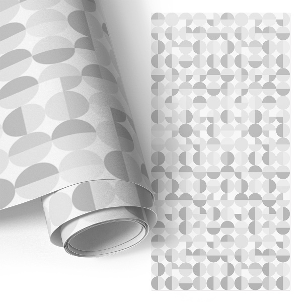 Samolepiaca tapeta na nábytok Sivá geometria