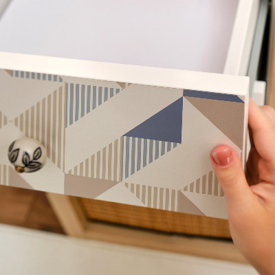 Nalepovacia fólia na nábytok s geometrickým vzorom