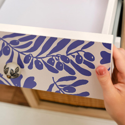 Tapeta na nábytok s botanickým vzorom