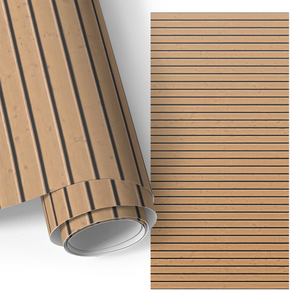 Lepiaca tapeta na nábytok s motívom drevených dosiek