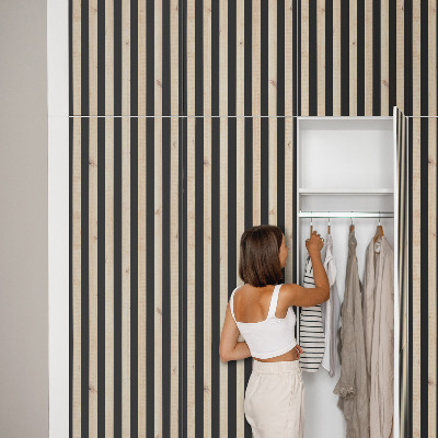 Samolepiaca fólia na nábytok s motívom drevených lamiel