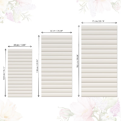 Lepiaca tapeta na nábytok s horizontálnymi pruhmi