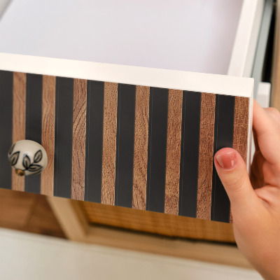 Fólia na nábytok s motívom drevených lamiel