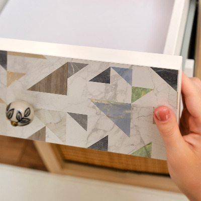 Tapeta na nábytok s geometrickým vzorom