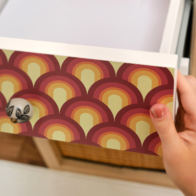 Tapeta na nábytok s retro vzorom