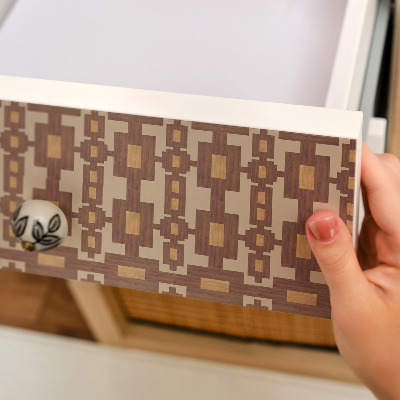 Tapeta na nábytok s retro vzorom