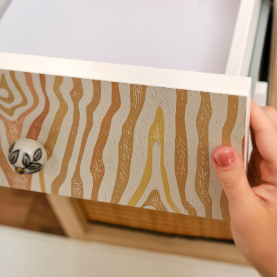 Nábytková fólia s dekorom drevených vlákien