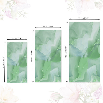 Samolepiaca tapeta na nábytok s motívom zelenej abstrakcie