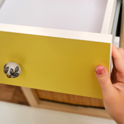 Samolepiaca tapeta na nábytok Intenzívna žltá