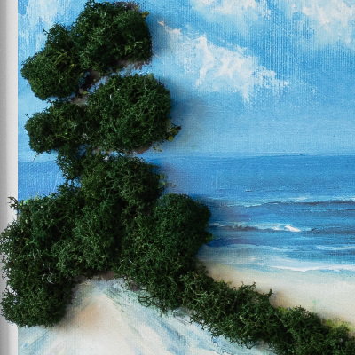 Živý obraz z machu Milenci na pláži