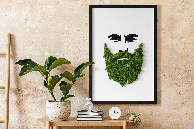 Živý obraz z machu Bedra s bradou