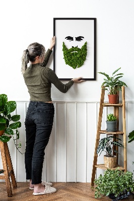 Živý obraz z machu Bedra s bradou