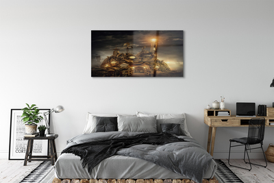 Sklenený obraz Lucerna mraky plavidiel