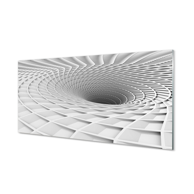 Sklenený obraz 3d geometrický násypka