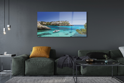 Sklenený obraz Španielsko Cliffs morské pobrežie