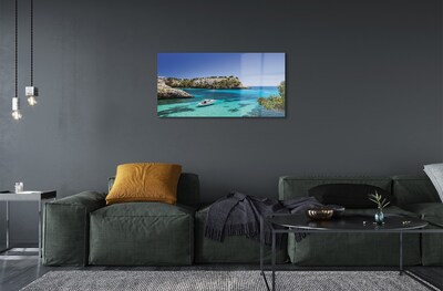 Sklenený obraz Španielsko Cliffs morské pobrežie