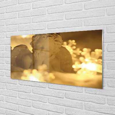 Sklenený obraz Ležiaci anjel svetla