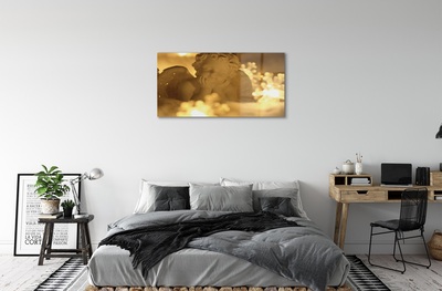 Sklenený obraz Ležiaci anjel svetla