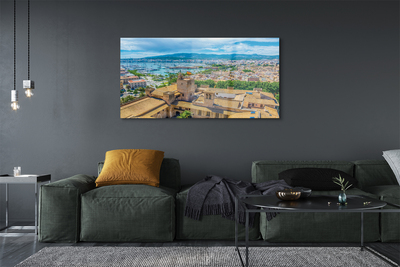 Sklenený obraz Španielsko Port pobreží mesto