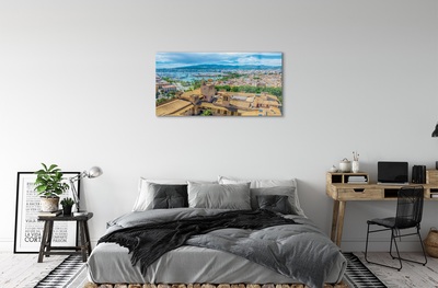 Sklenený obraz Španielsko Port pobreží mesto