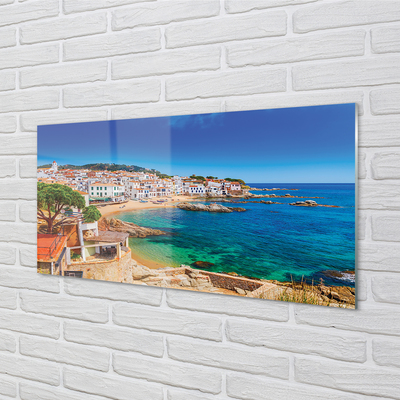 Sklenený obraz Španielsko coast beach city