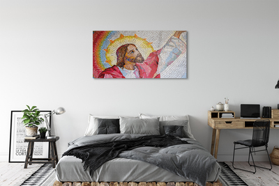 Sklenený obraz mozaika Jesus