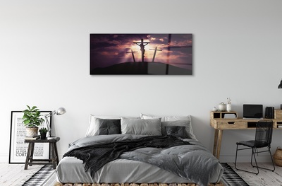 Sklenený obraz Jesus cross