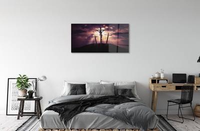Sklenený obraz Jesus cross