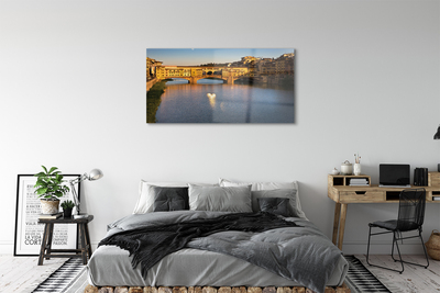 Sklenený obraz Taliansko Sunrise mosty