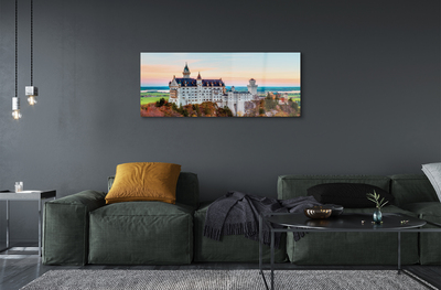 Sklenený obraz Nemecko Castle jeseň Munich