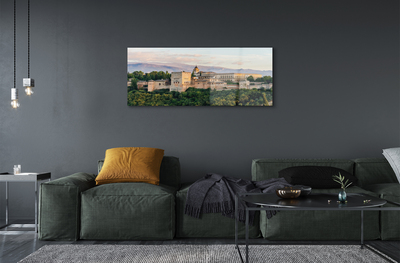 Sklenený obraz Španielsko Castle horský les
