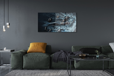 Sklenený obraz morská siréna