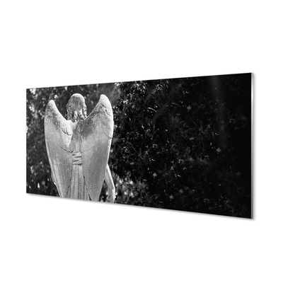 Sklenený obraz Anjel krídla strom