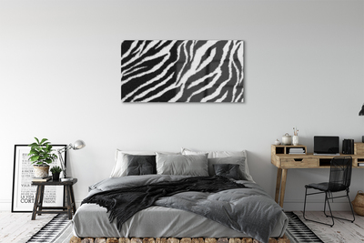 Sklenený obraz zebra fur