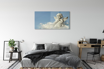 Sklenený obraz Anjel neba mraky