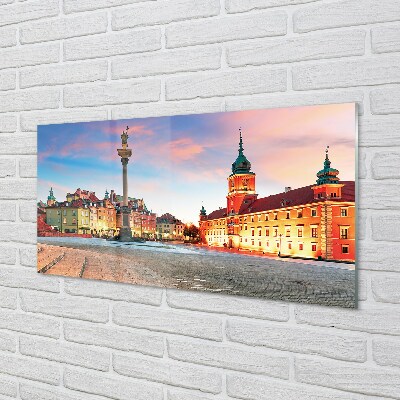 Sklenený obraz Sunrise Varšava Staré Mesto