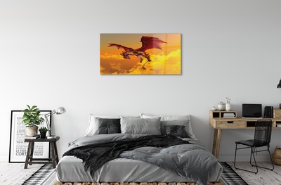 Sklenený obraz Zamračené oblohy drak