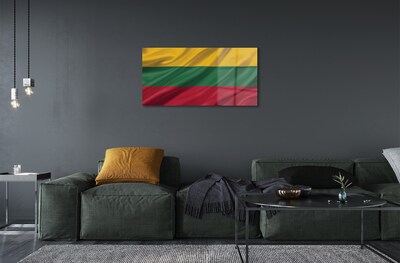 Sklenený obraz vlajka Litvy
