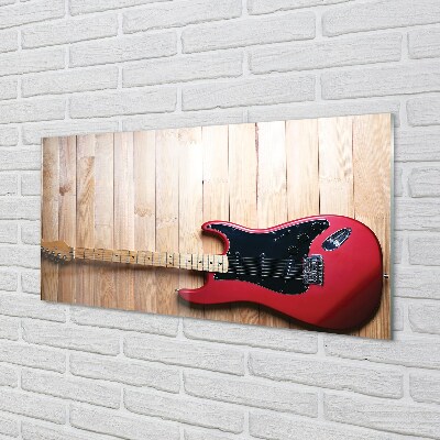 Obraz na skle Elektrická gitara