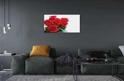 Obraz na skle Kytica ruží