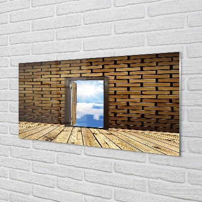 Sklenený obraz Dvere neba 3d
