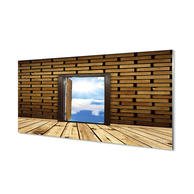 Sklenený obraz Dvere neba 3d