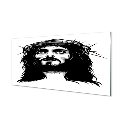 Sklenený obraz ilustrácie Ježiša