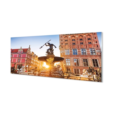 Sklenený obraz Gdańsk Memorial Fountain