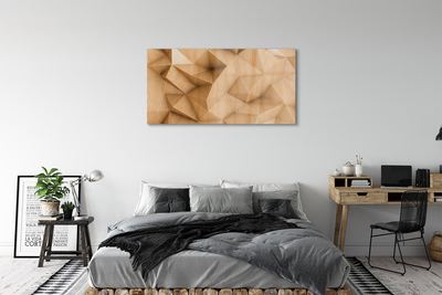 Obraz na skle Solid mozaika drevo